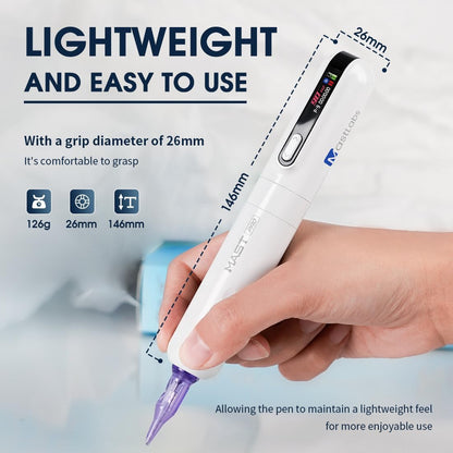 Draadloze Tattoo Pen – Tattoo Machine – Tattoo Gun – Rotary Pen – Tattoo Instrument – 3mm Slaglengte – 2 Instelbare Modi – 1300mAh Batterij – Krachtige Torque Motor