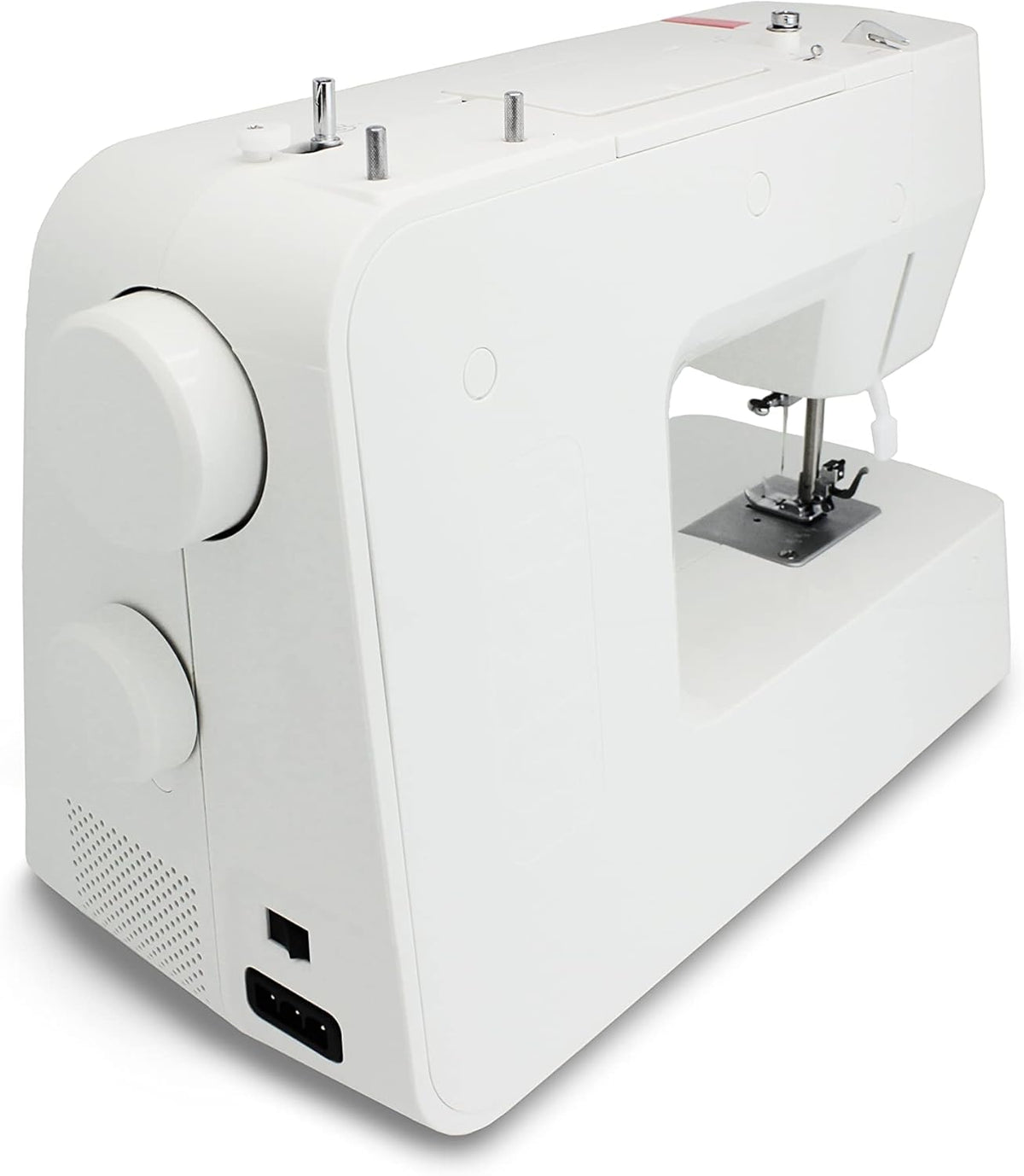 Naaimachine – Elektrische Naaimachine – Huishoud Naaimachine – Stikmachine – Draagbare Naaimachine – Koraalroze – Compact Formaat 30 X 19 X 37 Cm – Dubbele Naaivoet Voor Dikkere Stoffen