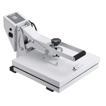 VEVOR Warmtepers, warmtepersmachine voor T-shirts, snel opwarmen, hogedruk-warmtepers 15 x 15, krachtige digitale industriële sublimatieprinter voor warmteoverdracht vinyl