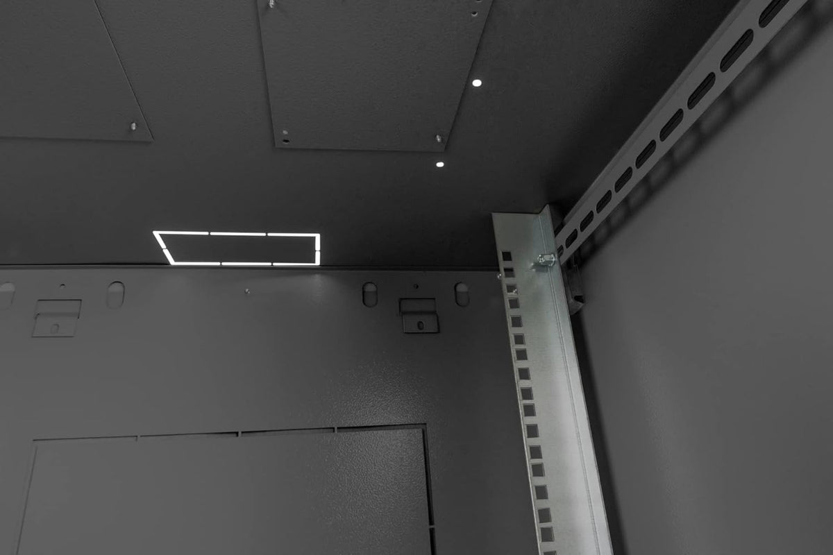 DIGITUS Netwerkkast - 19 inch Rack - 7 U - wandmontage - 600 mm diepte - draagvermogen 60 kg - Dynamic Basic Serie - Zwart