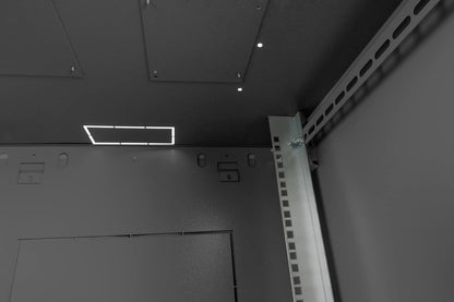 DIGITUS Netwerkkast - 19 inch Rack - 7 U - wandmontage - 600 mm diepte - draagvermogen 60 kg - Dynamic Basic Serie - Zwart