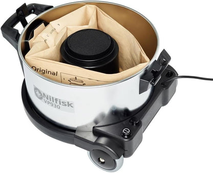 Nilfisk VP 930 Stofzuiger 15 l Zwart, Grijs 400 W
