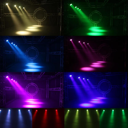SHEHDS bewegen hoofd licht LED 19x15W RGBW 4 in 1 straal/wassen/zoom effect schermlichten DMX professionele controle zijn geactiveerde DJ verlichting voor Kerstmis discotheek en nachtkast