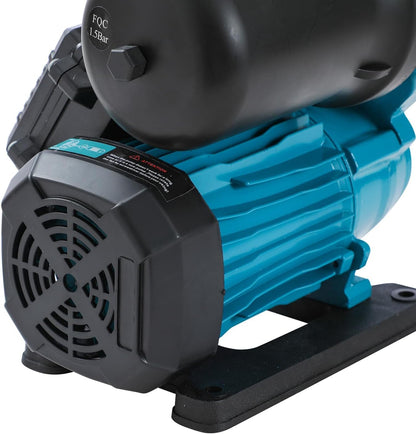 Water-overdrukpomp – Drukverhoger – Waterpomp – Huiswaterpomp – Tuinpomp – Automatische Start – Zelfaanzuigend – 370 W – Instelbare Drukregeling