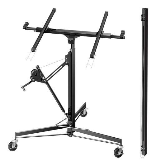 Platenlift – Panelenlift – Paneellift – Paneelheffer – Platenheffer – XL Met 140 Cm Verlengstuk – Werkhoogte Tot 465 Cm – Draagvermogen Tot 68 Kg