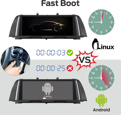 Autoradio – Multimedia Systeem – Navigatie Radio – Bluetooth Audio – CarPlay Android Auto – Razendsnel Opstarten – Behoudt Originele Besturing