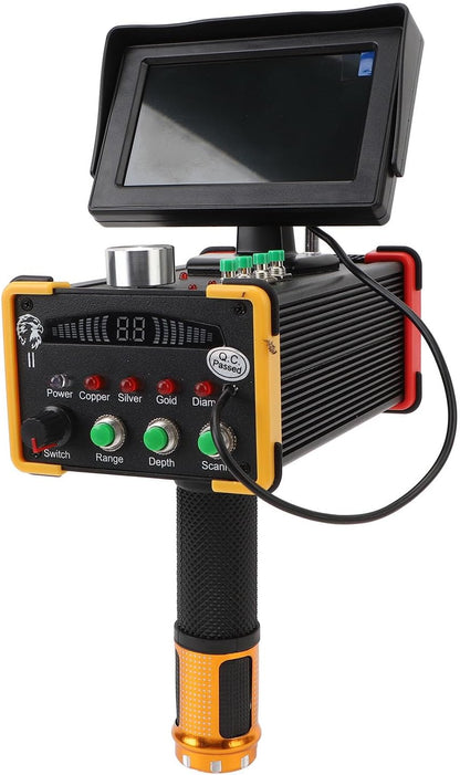 Metaaldetector – Metaalscanner – Metaalzoeker – Goudzoeker – Schatzoeker – 15 M Diepte – Groot LCD-Scherm Met Achtergrondverlichting