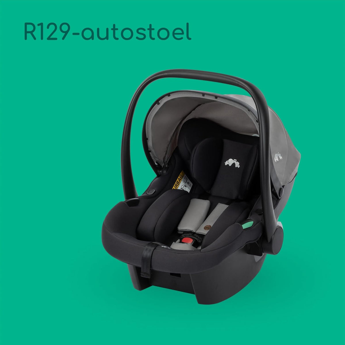 Bebeconfort Haze Trio Lux, 3 in 1 Kinderwagen Set Met Autostoeltje (i-Size), 0-4 jaar (max. 22 kg), 2-in-1-Zitting, Vlakke Ligstand, Compact Inklapbaar, Lichtgewicht Combi Wandelwagen, Tinted Grey