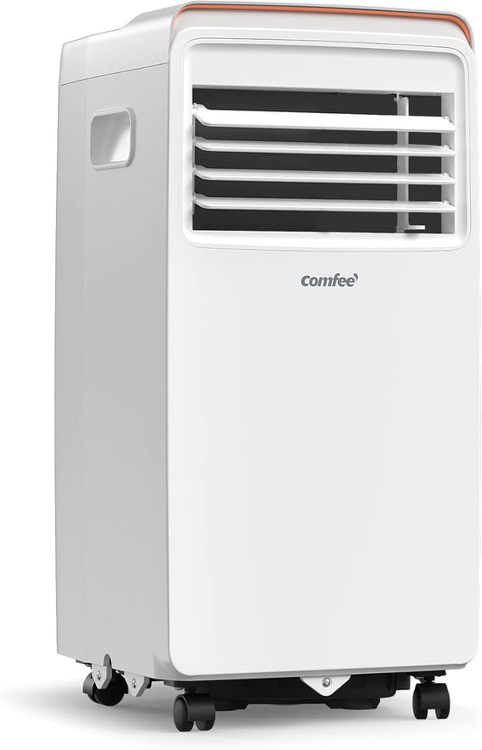 COMFEE' Ambra 8C Portable Air Conditioning, 7000 BTU/H, 2.0 kW, 25 m³/68 m³, 3-in-1 Portable Air Conditioning, Fan Cooling, Dehumidification, 24 Hour Timer, Sleep Mode, Follow-Me Function - QUORE