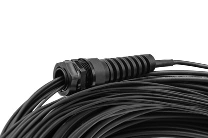 DIGITUS glasvezel breakout kabel - OS2-12 vezels 100 m - LC/UPC naar LC/UPC male - singlemode SM G.657.A1 9/125µ - glasvezelkabel, netwerkkabel, ethernetkabel - zwart