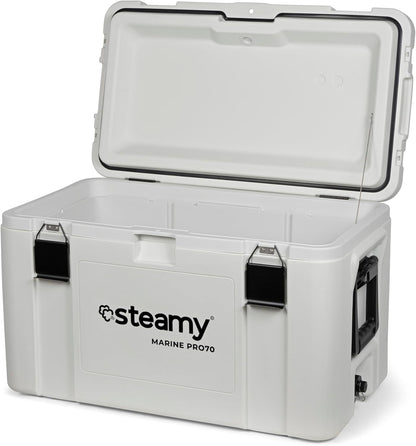 Steamy Marine Pro 70 koelbox, 70 liter, wit