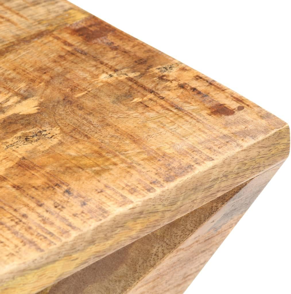 vidaXL Solid Mango Wood Side Table Table Side Table Side Table Side Table Side Furniture Coffee Table Living Room Table Coffee Table Plant Table