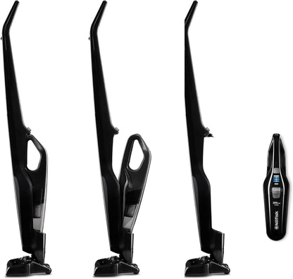 Nilfisk Easy 2-in-1 Steelstofzuiger – Snoerloze en Zakloze Stofzuiger – Steelstofzuiger en Kruimeldief, 28V – Zwart