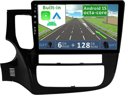 2 DIN Autoradio – Android Autoradio – Multimedia Systeem – Navigatie Radio – Auto Stereo – 10,1 Inch IPS Touchscreen – Ingebouwde CarPlay & Android Auto