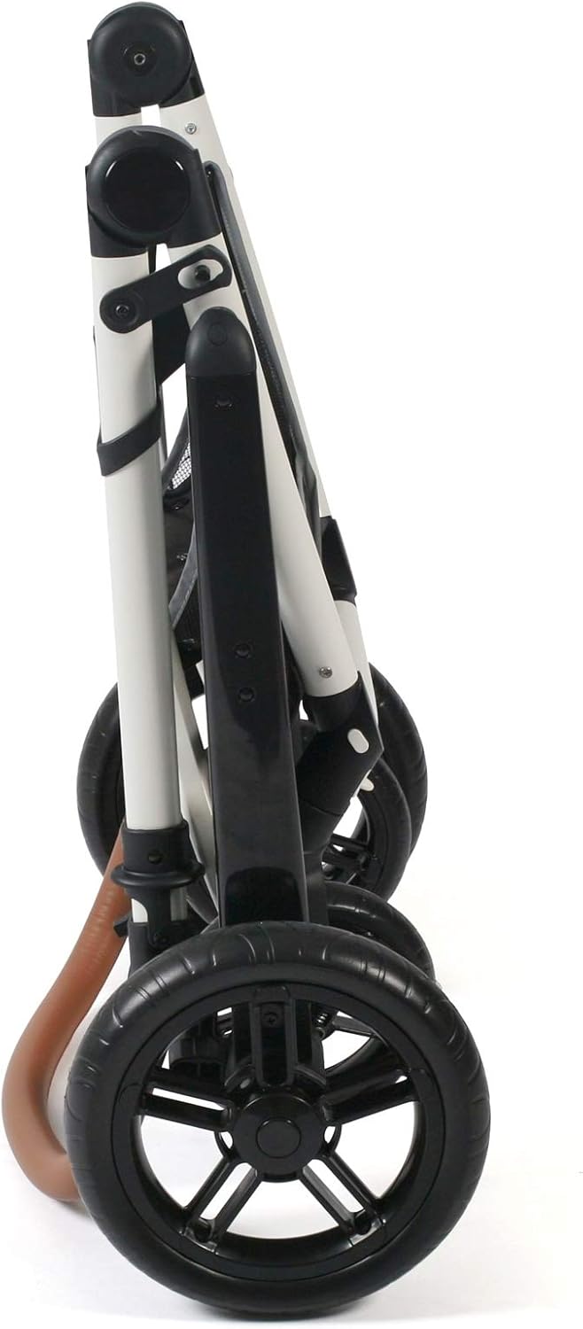 CHIC 4 BABY 177 21 Combi-kinderwagen Torre, set met reiswieg, sportzitje en Maxi-Cosi-adapter, grijs