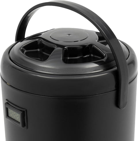 Dispenser - Drankendispenser - Koffiedispenser - 12L - voor warme en koude dranken - 201 roestvrij staal binnenwerk - Zwart