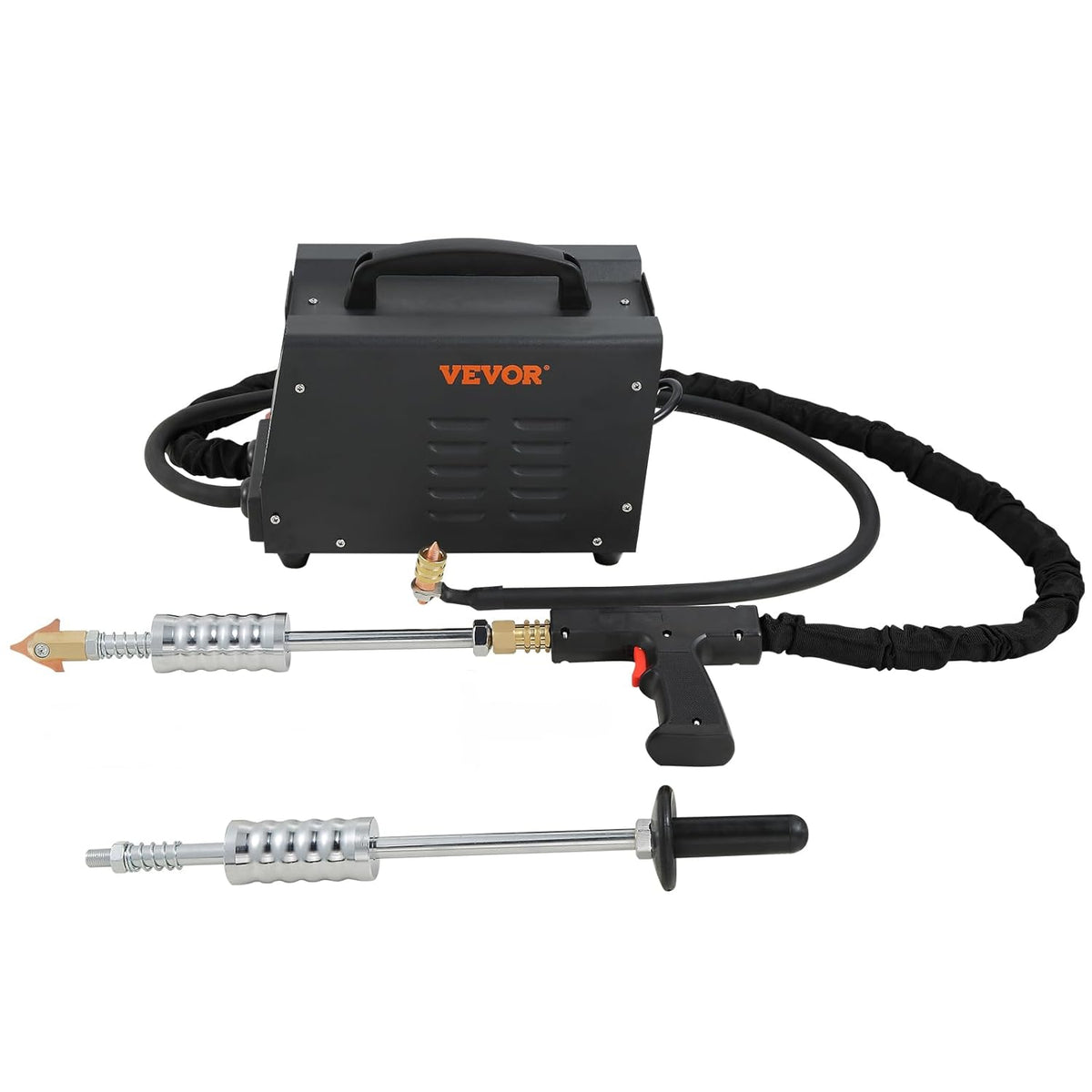 VEVOR Repair kit dent puller G90E 3KW dent repair kit for vehicle panels, dent straightening, body elements of small thickness bonnet door