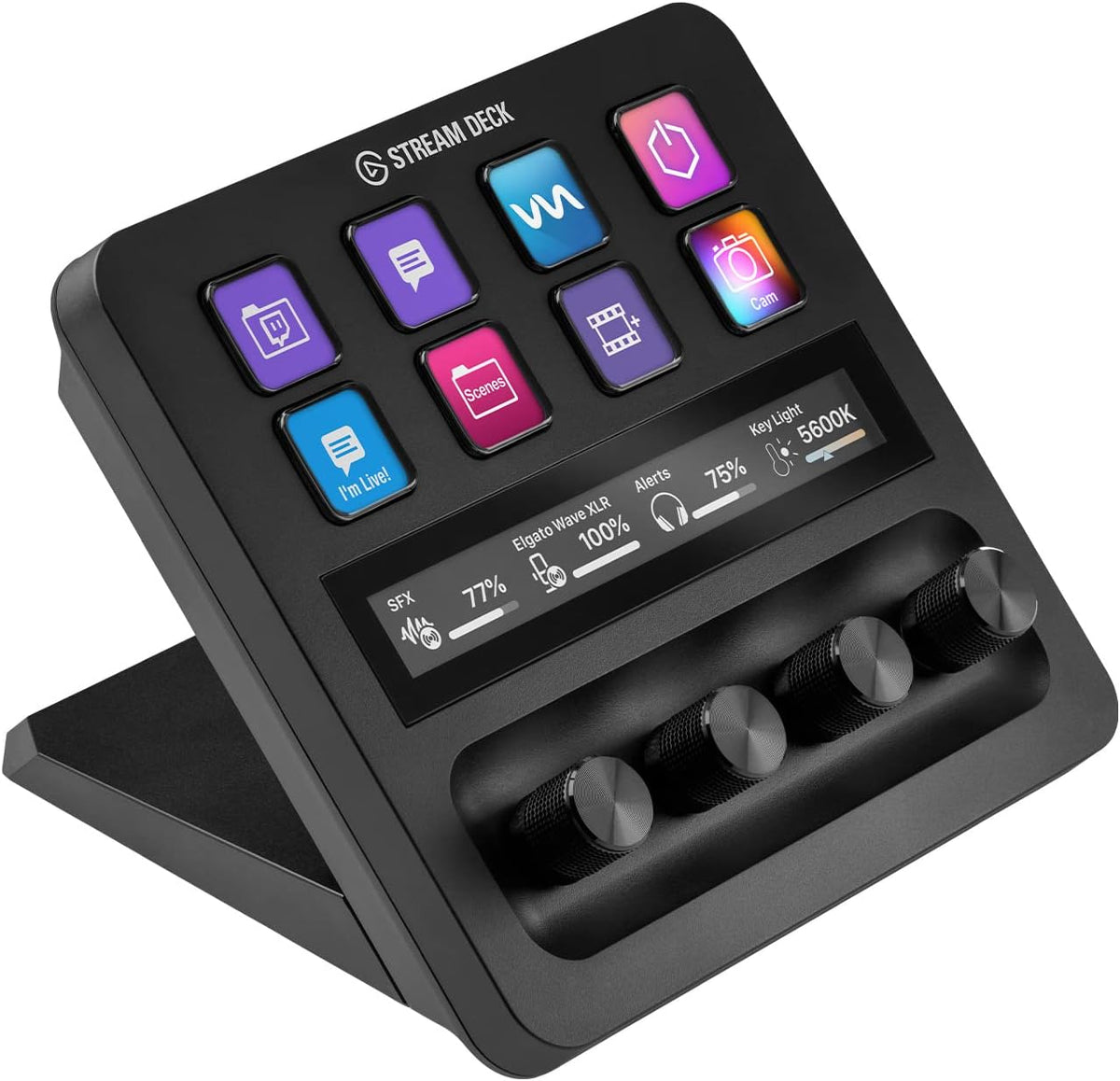 Logitech G G29 Driving & Elgato Stream Deck +, Audio-Mixer, Live