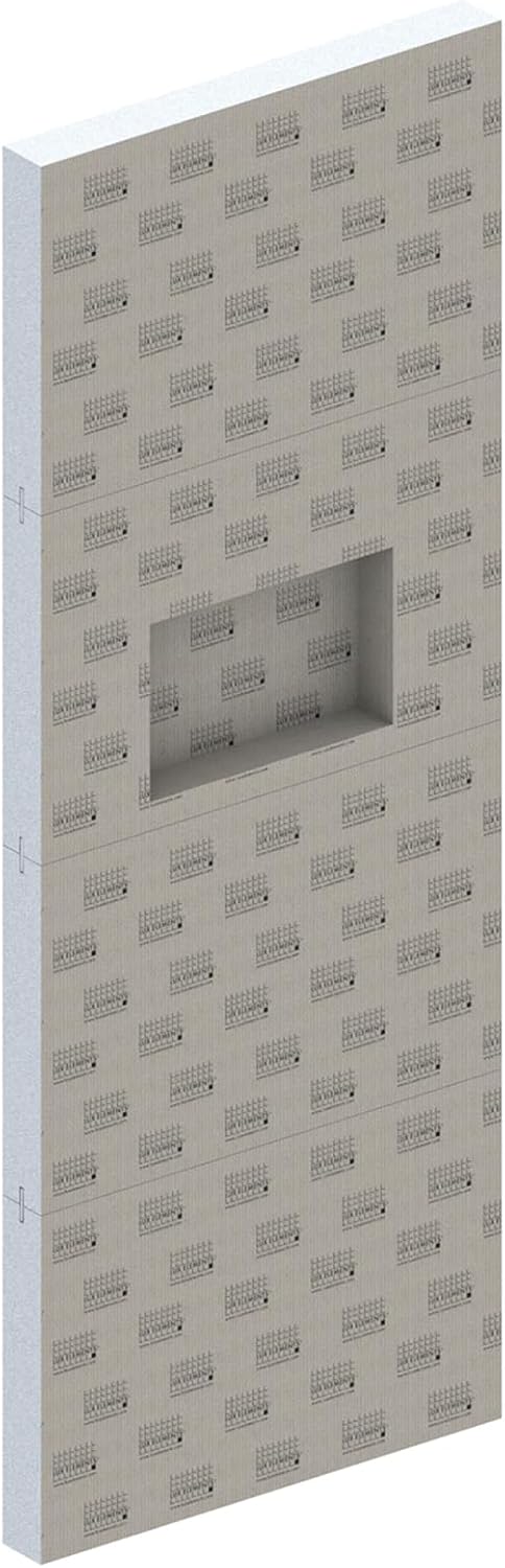 Douchescheiding – Douchewand – Douchepaneel – Scheidingswand – Douche-element – Inclusief Niche – 240 x 90 x 10 cm – 4-delig Met Montagelijm