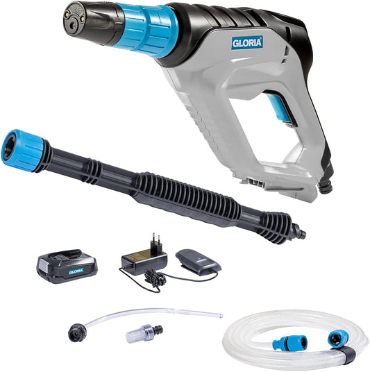 Multifunctioneel Sproeisysteem – Mobiele Tuinspuit – Draagbare Hogedrukreiniger – 4-in-1 Sproeikop – 18V Accu – Instelbare Druk 2,5-25 Bar