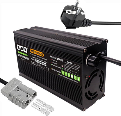 LiFePO4 Acculader – Batterijlader – Oplader – Accuvoeding – 24V Lader – 20A Laadstroom – Aluminium Behuizing Met Veiligheidsbescherming