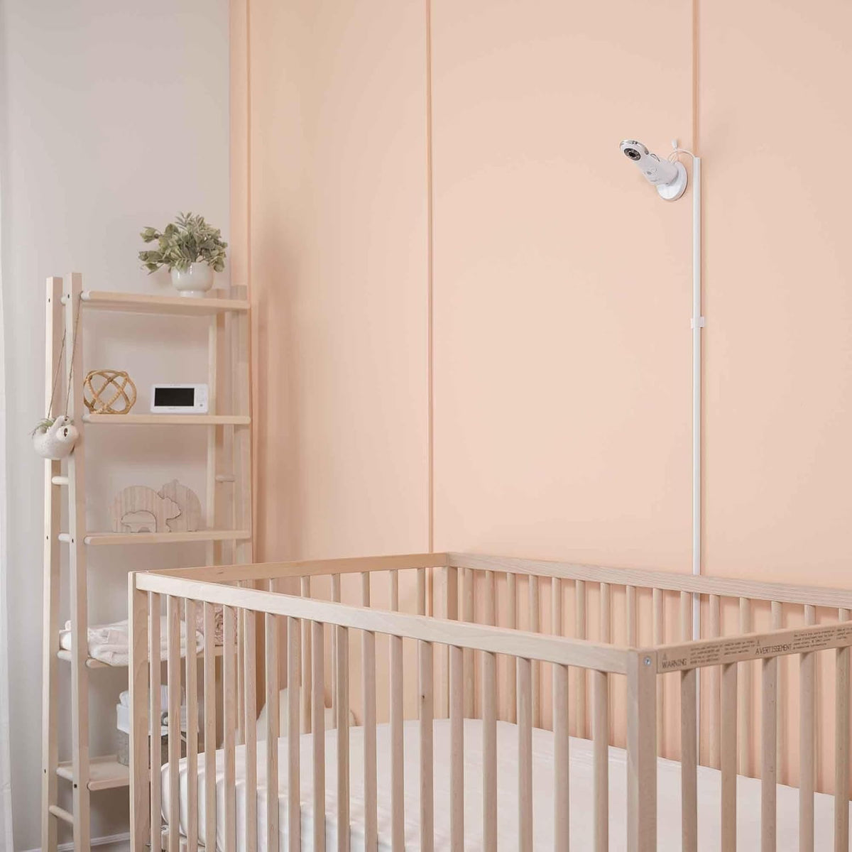 Angelcare - Babyfoon Video met AC25 Motion Monitor - 4,3" scherm & HD camera - Nachtlampje & Slaapliedjes - Bereik tot 150 meter