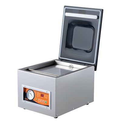 VEVOR 260 W kamer vacuüm verpakkingsmachine compact formaat 260 mm in de keuken thuis en voor commercieel gebruik voor nat voedsel, vlees, marinades