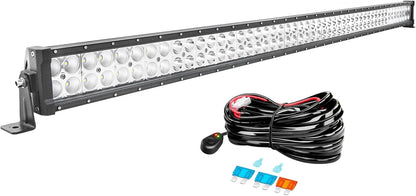 LED lichtbalk – Rijlicht – Verstraler – Werkverlichting – Offroad verlichting – 132 Cm / 52 Inch – 300W 16.800 Lumen – IP67 Waterdicht
