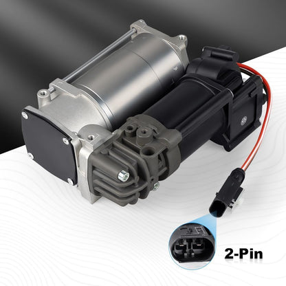 Luchtveringscompressorpomp met ventielblok, compatibel met X5 F15 M F85 X6 F16 M F86 2012-2019, vervanging voor 37206875177 37206868998 3720685055