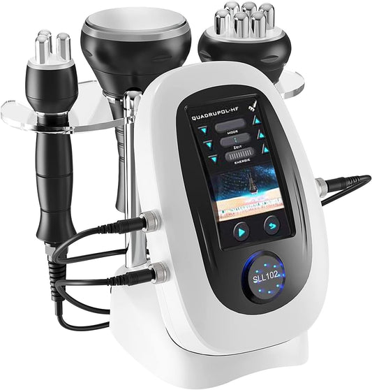 3-In-1 Ultrasoon Cavitatie En Radiofrequentie Apparaat – Cavitatie Apparaat – Radiofrequentie Apparaat – Anti-Cellulitis Apparaat – Huidverstevigingsapparaat – LED-Display – Geschikt Voor Lichaam En Gezicht