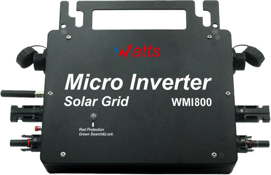 W onder Full Energy Micro-omvormer, 800 W, micro-omvormer voor intelligent zonne-netwerk, wifi, beheer via smartphone-app