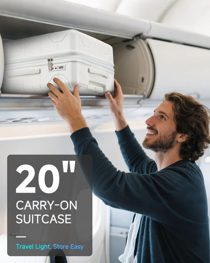 Sea choice Kofferset 3-delig Hardshell Uitbreidbaar Reiskoffer Polycarbonaat Lichte Trolley Rollkoffer Hardshell Bagageset M/L/XL, met Spinnerwielen TSA Goedkeuring Slot en 4 Wielen