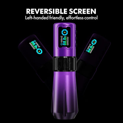 Draadloze Tatoeagemachine – Tattoo Pen – Tattoo Gun – Tatoeëerstift – Tattoo Machine – Borstelloze Motor – Ergonomisch Handvat 39 mm – 4,5 mm Slaglengte – 2 x 1600 mAh Batterijen