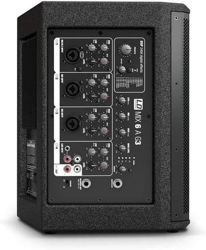 2-Weg Actieve Luidspreker – Actieve Speaker – Monitor Speaker – Luidsprekerbox – PA-Luidspreker – Geïntegreerde 4-Kanaals Mixer – 6,5 Inch Woofer En 1 Inch Tweeter