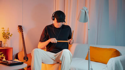 Aeroband PocketDrum 2 Max Air Drum Set – Draagbaar e-drumstel voor oefenen en plezier met Bluetooth en MIDI