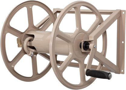 Liberty Garden Products Stalen wand/vloer gemonteerde slanghaspel