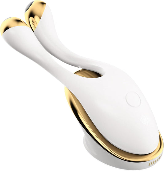Anti-age lifting apparaat Perl Wit – Gezichtsapparaat – Lifting apparaat – Huidverstevigingsapparaat – Beauty apparaat – EMS, RF en rood licht 630 nm – Flexibele armen met 316L chirurgisch staal en 24-karaats goudlaag