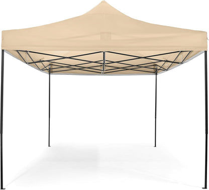 All Seasons Gazebos: Pop-up tuinhuisje 3 x 4,5 m volledig waterdicht - Beige