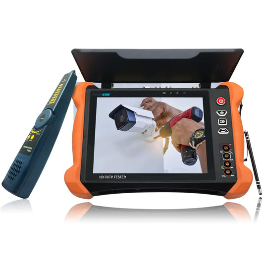 HD CCTV-tester X9MOVTADHS 8-inch 2K-retina-display met bescherming tegen zonlicht HD CCTV-tester met 8MP CVI TVI AHD 8MP EX-SDI HD-SDI 3G-SDI IP-camera Ondersteunt RJ45-kabel TDR-test