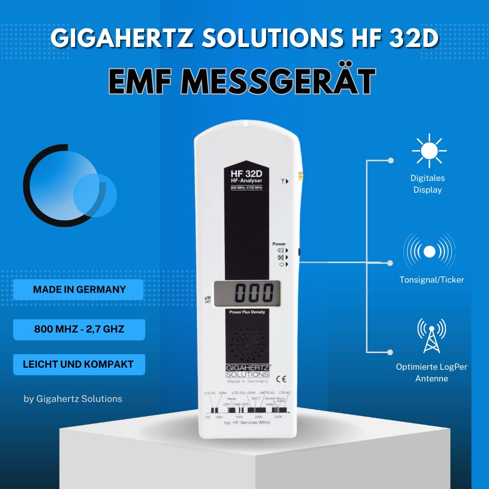 Gigahertz Solutions HF 32D HF elektromagnetische donemeter