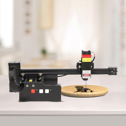 Lasergraveermachine – Graveerapparaat – Graveermachine – Lasergraveur – Snijmachine – Groot Werkbereik 270 X 440 Mm – 4,5 W Laser, 0,05 Mm Precisie