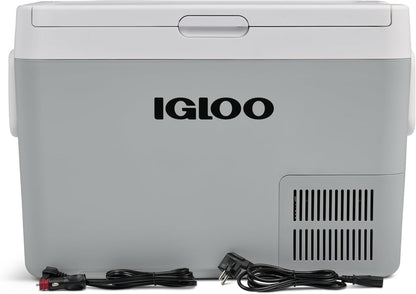 IGLOO ICF 60 glacière à 59 liter, 12/24 V en 230 V, mini-Refrigérateur -18 °C tot 20 °C voor voertuigen, vrachtwagens, Bateau, campingwagens en voorbereiding.