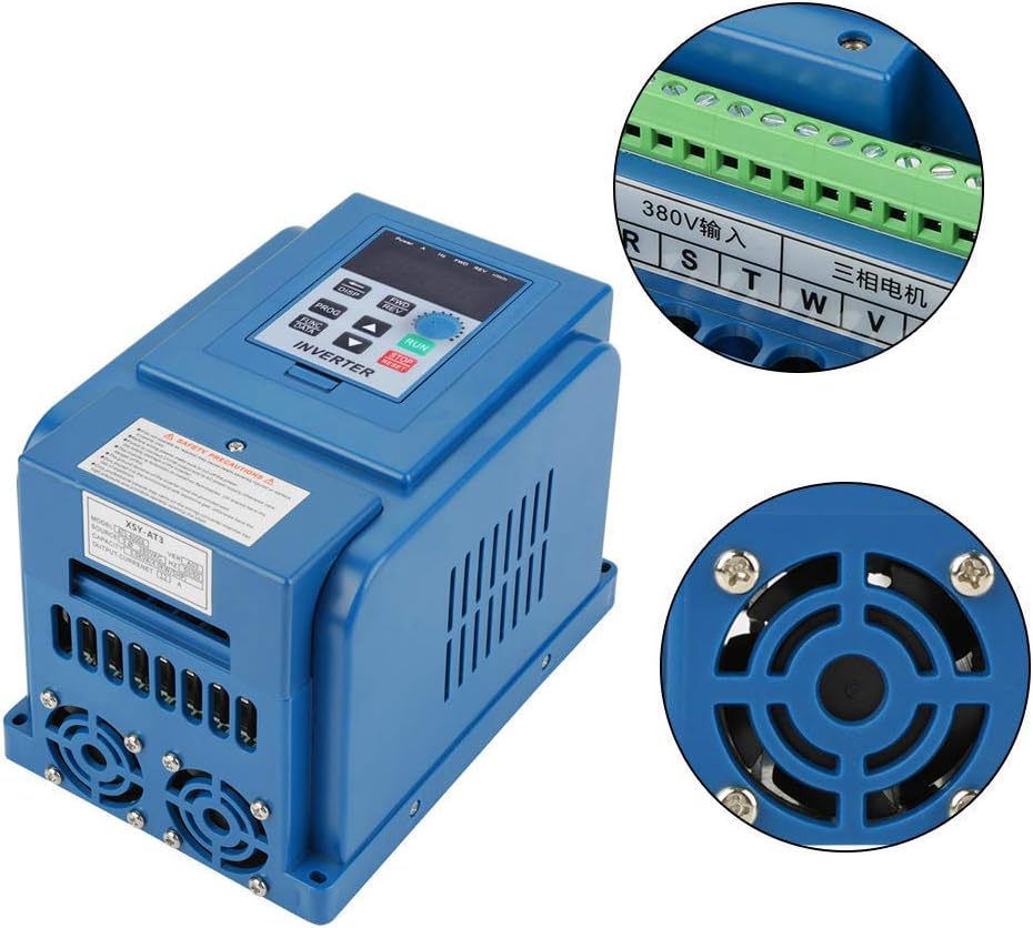 4KW VFD-omvormer, AC 380V AT3-4000X driefasige frequentieomvormer Converter Professionele variabele Frequeza-aandrijving Ingebouwde filter