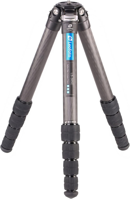 Leofoto - Ranger - Carbon Statief - Max. Hoogte: 48 cm - Min. Hoogte: 8 cm - Benen verstelbaar in 3 Hoeken - Ideaal voor Macrofotografie - LS-365C