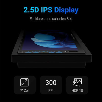 VALTRON RX-820HD 2-DIN-multimedia autoradio, 7 inch touchscreen, draadloze Android Auto & CarPlay, USB, Bluetooth, high-performance tuner, 16-bands grafische equalizer, zwart, achteruitrijcamera
