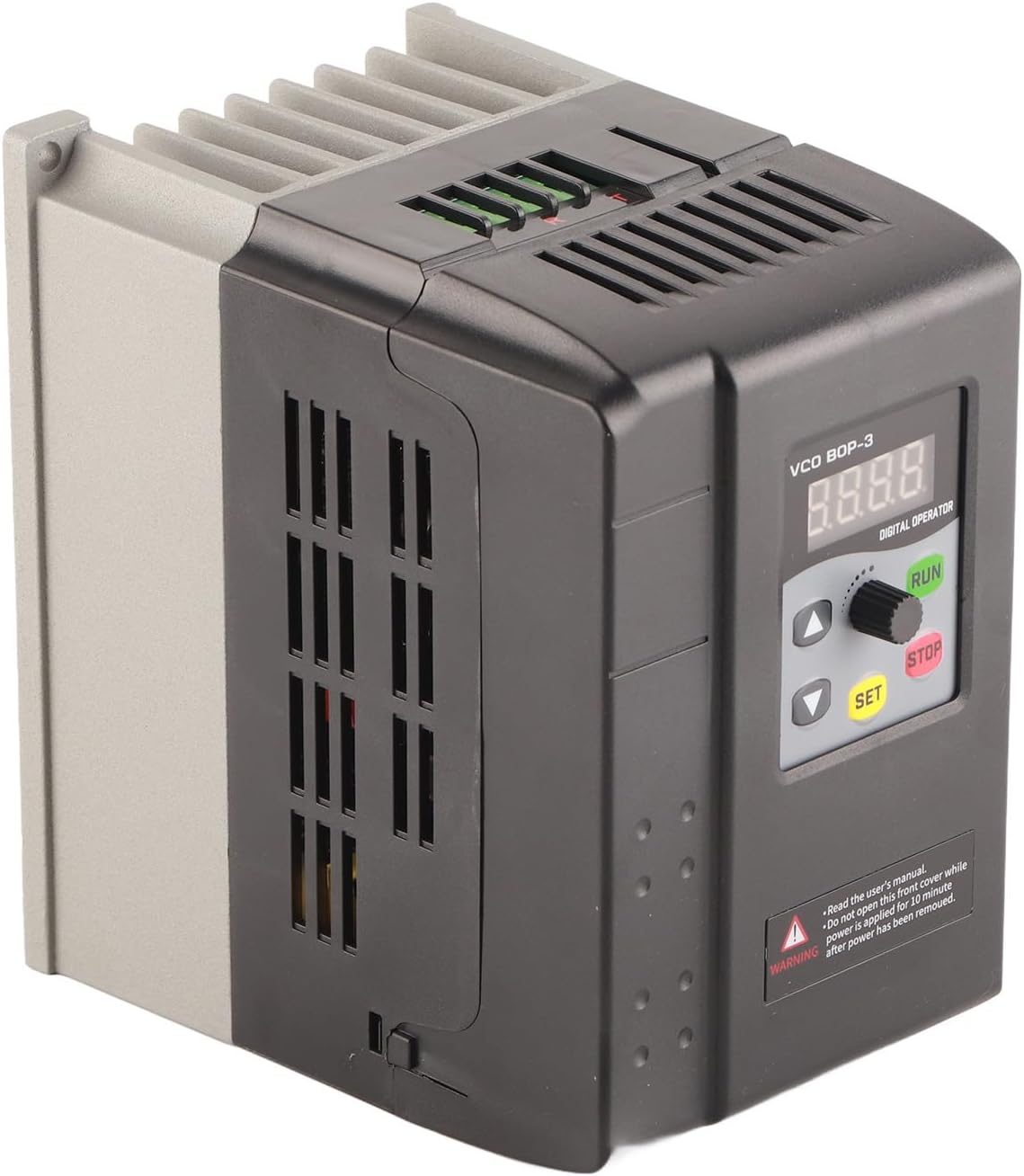 AC 220-240V Variabele frequentieomvormer, enkelfasige ingang 3 fase-uitgang VFD Vector Motor Control Inverter, Low Noise Motor Governor voor Motor Speed Control 2.2kw