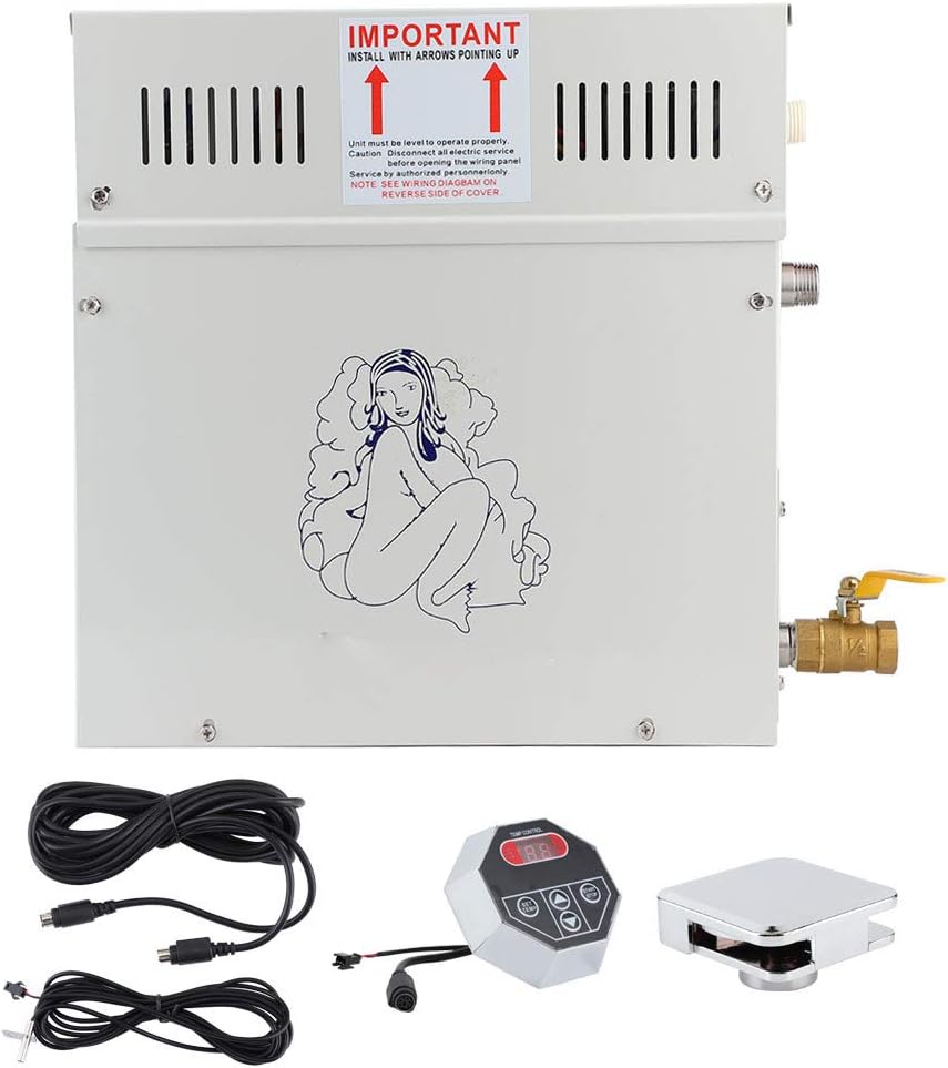 Naroote Linxiaojix Badstoomgenerator, 4,5KW 220V stoomgenerator Douchesauna Stoombadverwarmer voor thuissauna SPA