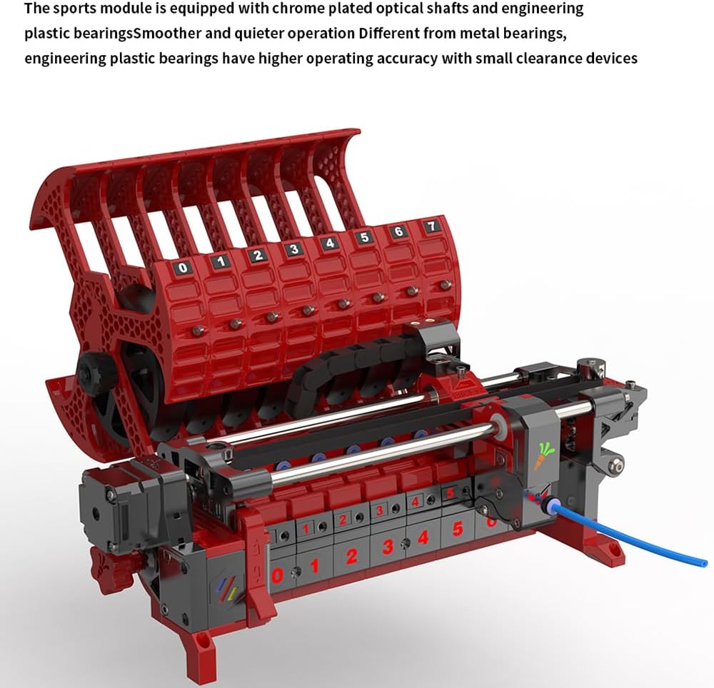 ERCF V2 8-Chanel Kit Officiële ERCF-teamcertificering Meerkleurige filamentschakelaar afdrukken compatibel met Voro 2.4 R2/Trident/Switchwire 3D-printers