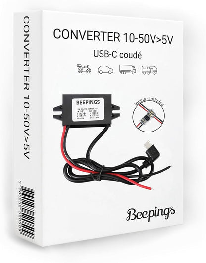 PACK GPS-Tracker ZEN L + 10V-50V spanningsomvormer