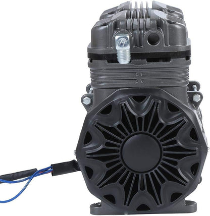 ORAZIO SP24118301 Luchtcompressor, reservemotor, 550 W, zuiver koper, voor 9 liter, olievrij, stil, draagbaar, elektrisch